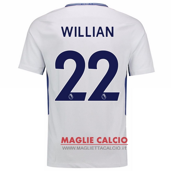 nuova maglietta chelsea 2017-2018 willian 22 seconda